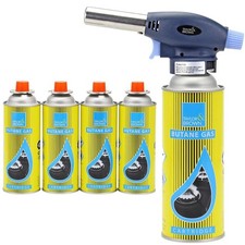 Blow Torch 4 Butane Gas Cans