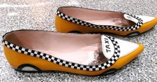 KATE SPADE New York GoGo Yellow/Black Patent Leather Taxi Cab Shoes-Sz 8