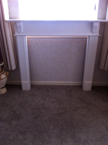 Solid pine fireplace - pine, surround