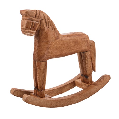 Handmade wooden horse - wooden,