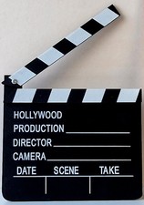 CLAPPERBOARD For Movie/ Film makers  - WOOD - NEW FREEPOST