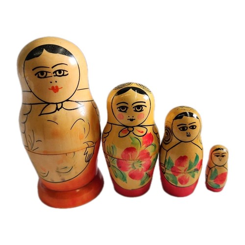 Vintage ussr russian wooden - vintage,