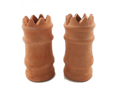 Dolls house crown - house, pots