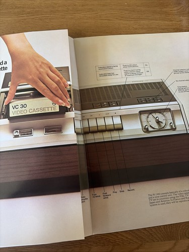 1972 philips n1500 vcr tape - n1500,