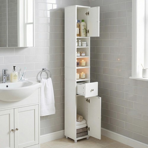 Tall bathroom cabinet tallboy - tall,