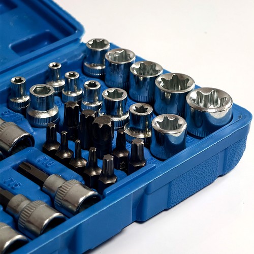 34pcs torx star socket bit - torx,