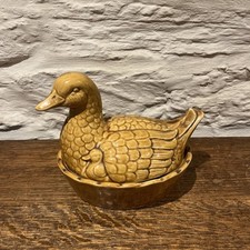 Vintage Ceramic Duck Egg