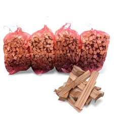 KINDLING FIREWOOD 4 NETS   KILN DRIED LOGS FIREPIT WOOD BURNER FREE P&P