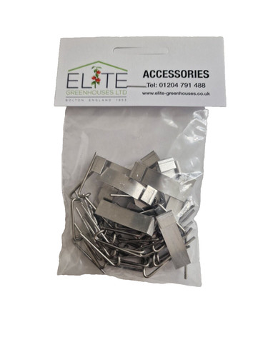 Elite greenhouse glazing clips - elite,
