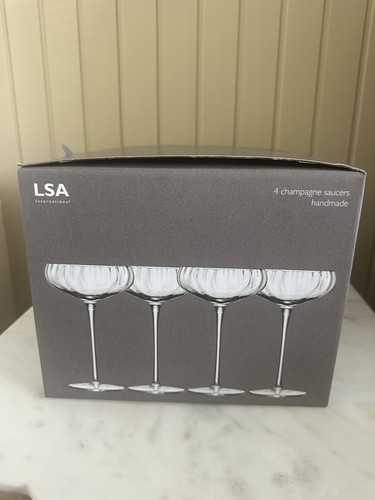 Lsa champagne saucers - lsa, 4