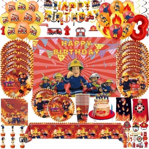Fireman sam party tableware - party,