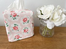 Cath Kidston Provence Rose Fabric - Tissue Box Cover - Handmade