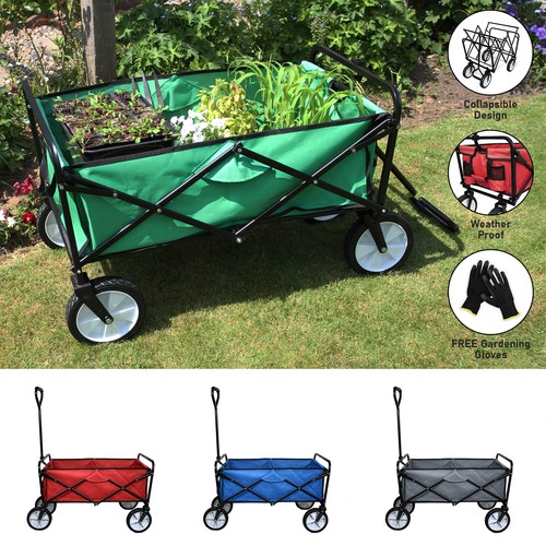 Foldable garden cart wagon - foldable,