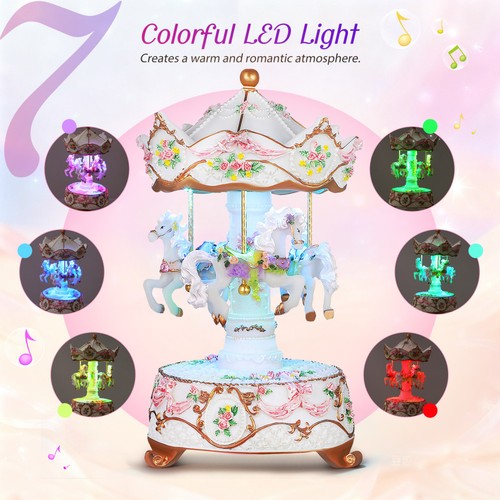 Dreamy rotating horse - dreamy, carousel