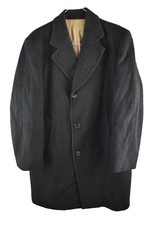 CROMBIE Grey Overcoat Chest
