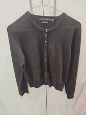 Limited Collection Womens Cashmere Cardigan Black Size Medium