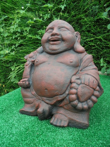 Large happy seated - seated, buddha