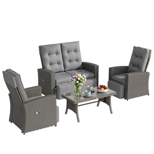 Outsunny piece rattan garden - piece,