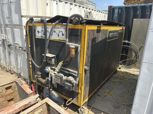 Steel bunded diesel tank - bunded,