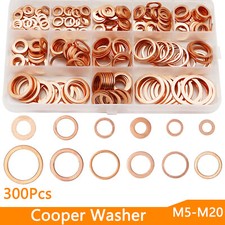 300pcs 12 Sizes Solid Copper