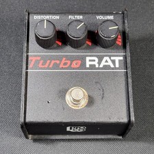 Vintage (1995) ProCo Turbo Rat Distortion Effect Guitar Pedal *Tested*