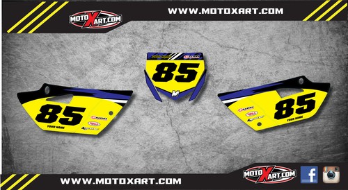 Custom number plate graphics