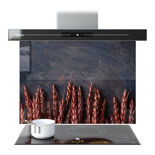 Kitchen glass splashback - kitchen,