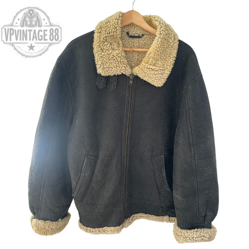 Vintage aviator bomber - b-3,