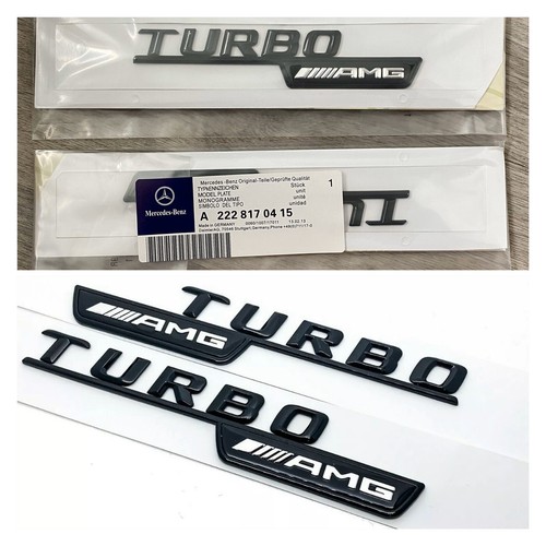 Gloss black turbo amg - black, for