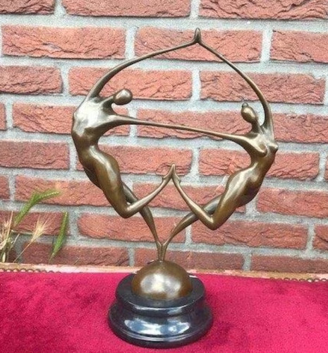 Bronze women dancer - dancer, statue