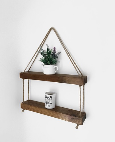 Wooden chunky rustic hanging - wooden,