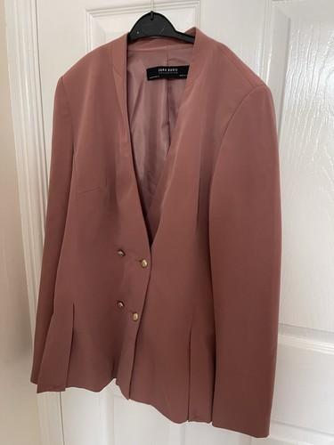 Zara double breasted blazer - zara,