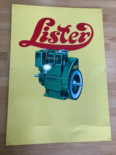 Lister stationary engine - lister, metal