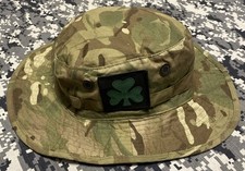 GENUINE BRITISH ARMY ROYAL IRISH REGIMENT BOONIE BUSH JUNGLE SUN HAT. 57 CM