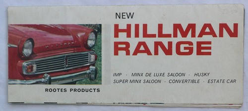 Hillman range car - hillman,