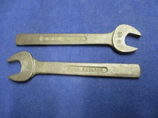 2 x Snail Brand England 5/16"W Whitworth Single End Open Ended Spanner