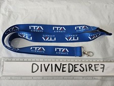 ITA Airlines Airways Lanyard Brand New Alitalia National Carrier Italy Airline