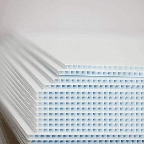 White signs blank x - white, 18”