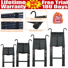 Aluminum ladder Telescopic Folding Ladder Extendable 3-6.2M Heavy Duty