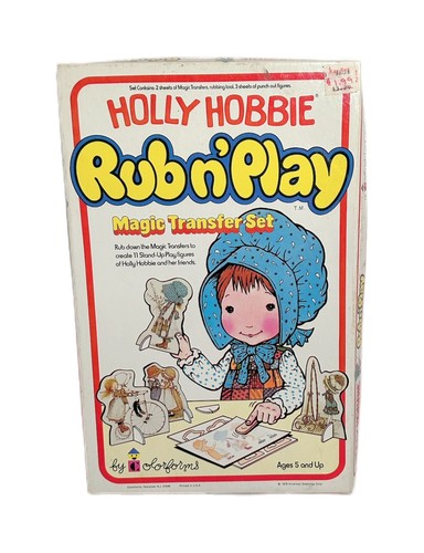 1979 holly hobbie - holly, rub