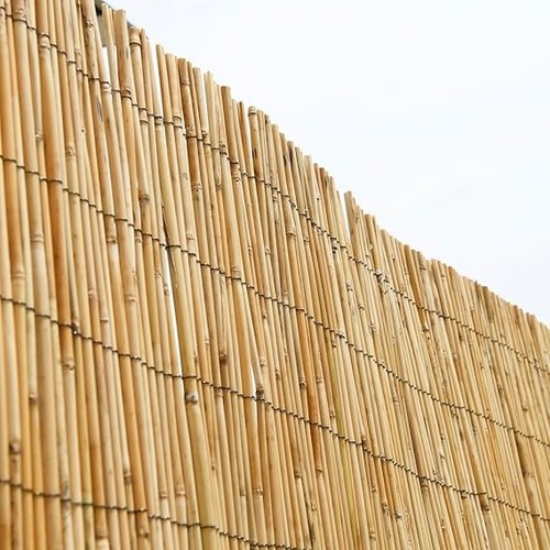 Natural reed fence - 4m,