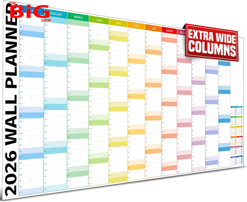 Wall planner 2026 - 2026, uk