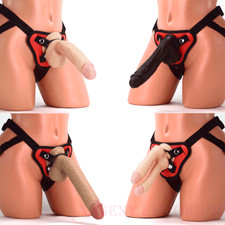 Strap On Dildo Sex Toy For Couples With Harness Solid Pegging Dong Women Lesbian