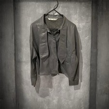 ZARA Women  Black Faux Leather