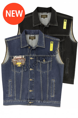 Mens denim jean sleeveless - denim,