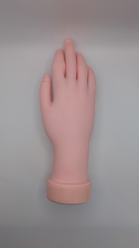 Nail art practice hand display - art,