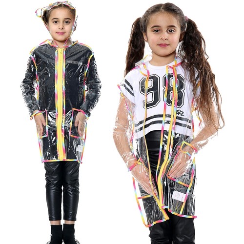 Kids girls boys raincoat eva - girls,