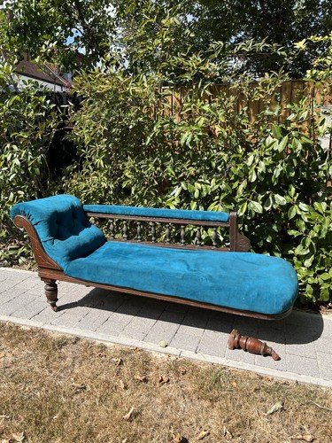 Edwardian chaise lounge - edwardian,
