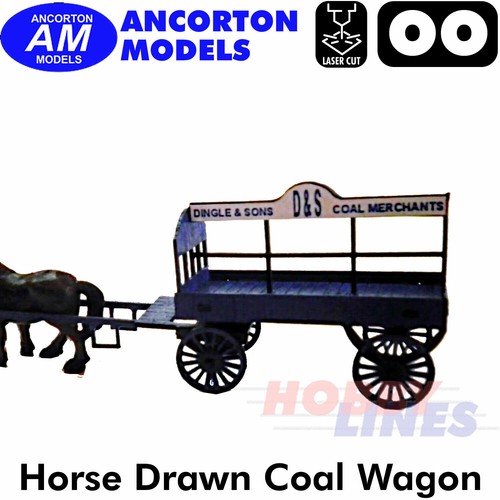 Coal wagon horse drawn cart - wagon,