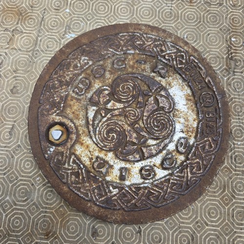 Antique salvage coal - salvage, hole
